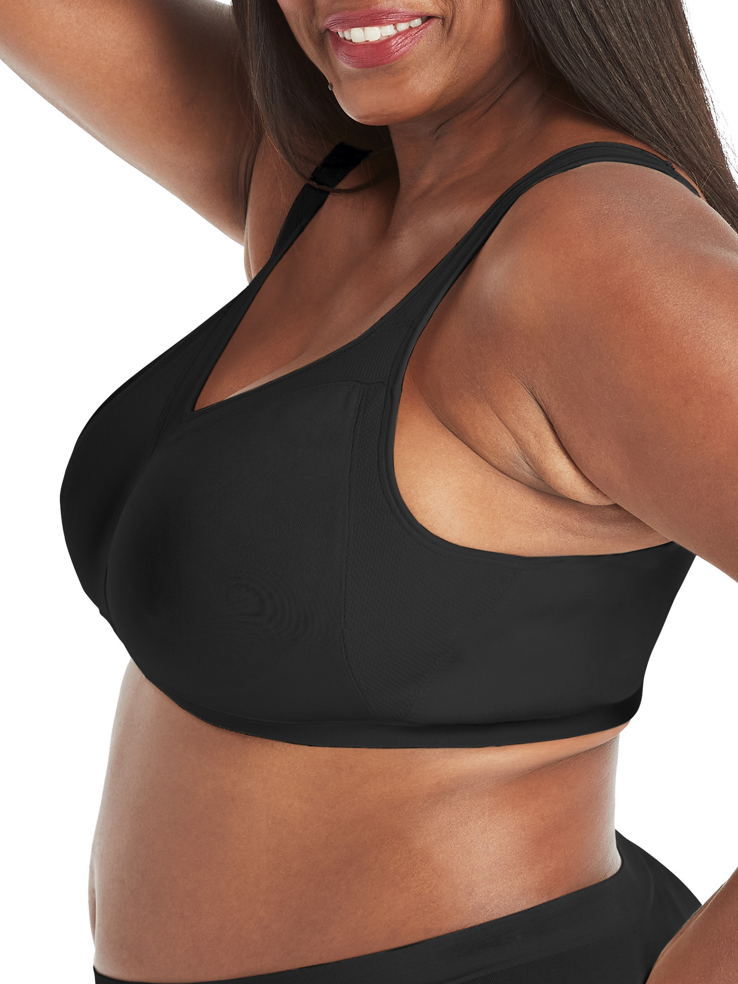 Playtex Women's 18 Hour Active Breathable Comfort Wireless Bra US4159,  Excalibur/Black, 44DD : : Clothing, Shoes & Accessories
